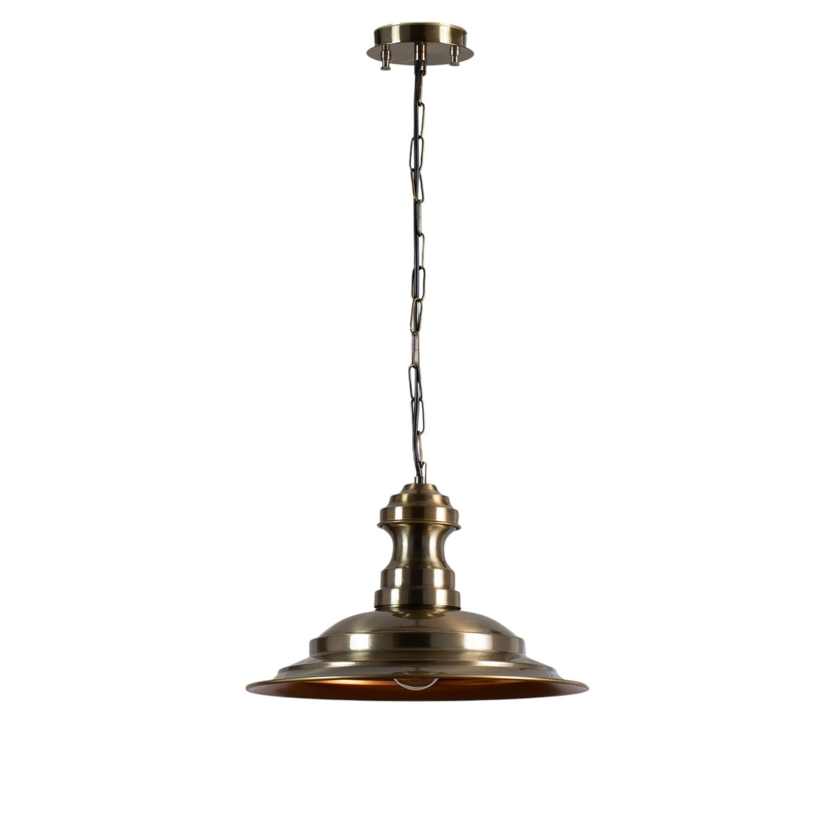 Hängeleuchte Pendelleuchte Sivani Leuchte gold antik Metall Esszimmer Wohnzimmer - 8681875637847