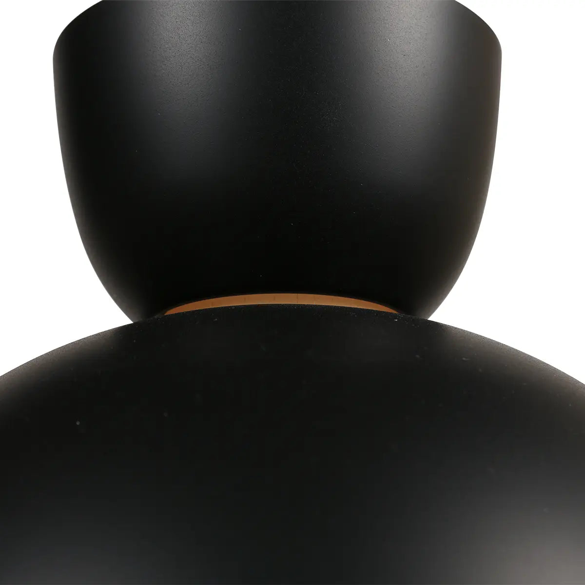 B-Ware Hängeleuchte Pendelleuchte Skandina Lampe E27 Led Schwarz Metall ø 35,5 Cm - 8712746171808