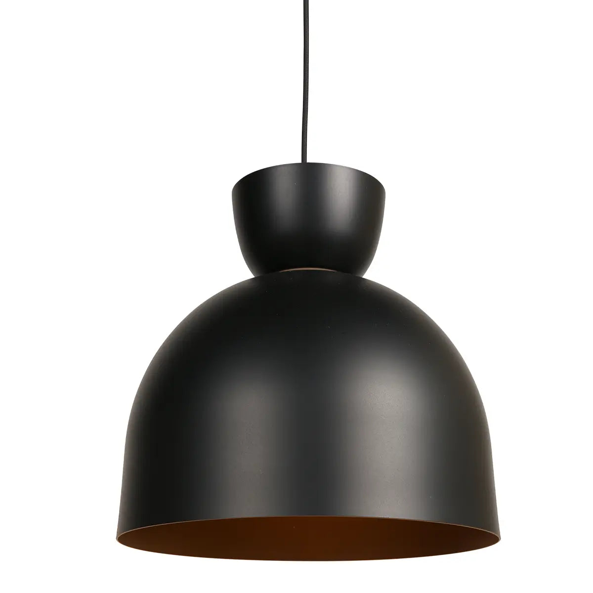 B-Ware Hängeleuchte Pendelleuchte Skandina Lampe E27 Led Schwarz Metall ø 35,5 Cm - 8712746171808