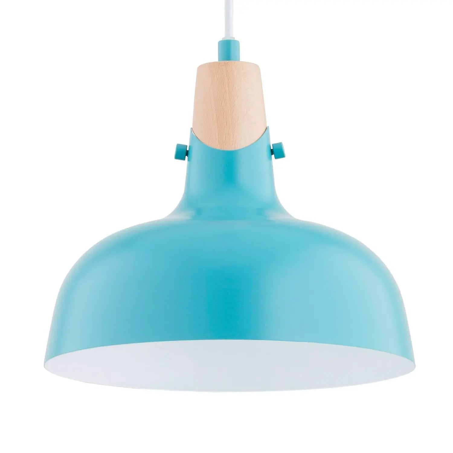 B-Ware Hängeleuchte Pendelleuchte Solo Gem Hellblau Metall ø 23 Cm E27 Led Leuchte - 5900458503373