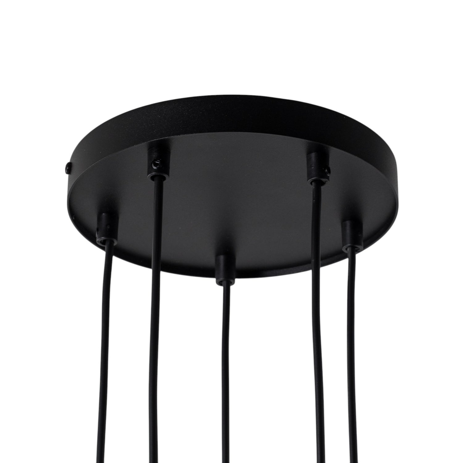 B-Ware Sopel Lux Hängeleuchte Pendelleuchte Lampe Rund Schwarz Silber G9 5 Flammig - 5905143286470
