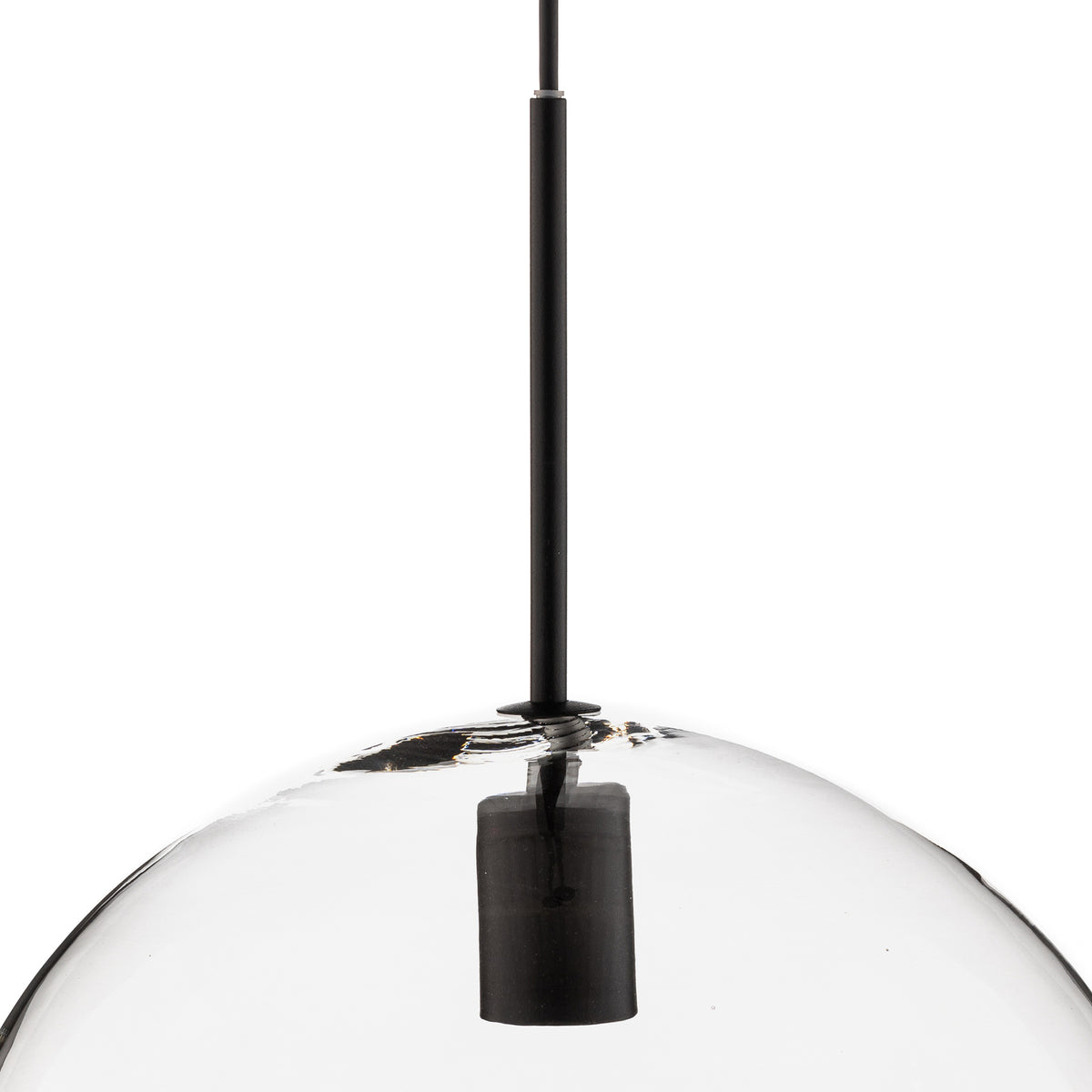 Hängeleuchte Sphere XL Nowodvorski mit Glasschirm transparent schwarz 40W E27 - 5903139784696