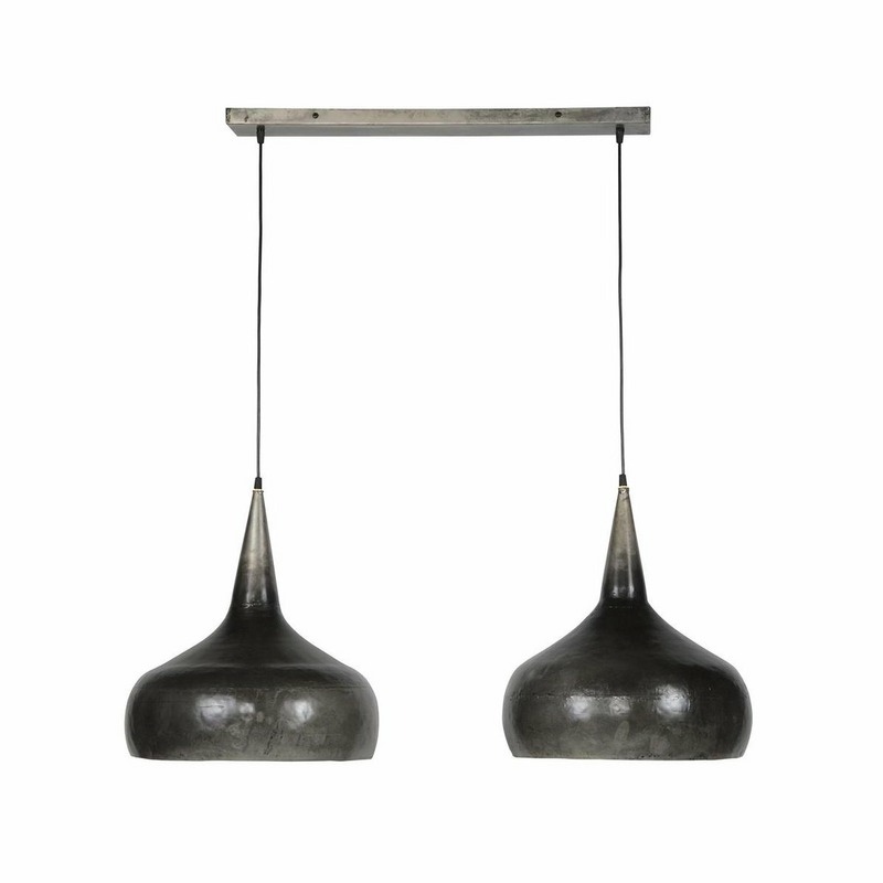 B-Ware Lifestyle Furn Industrielle Doppel Hängeleuchte Jessica Deckenlampe Pendelleuchte - 8713244076206