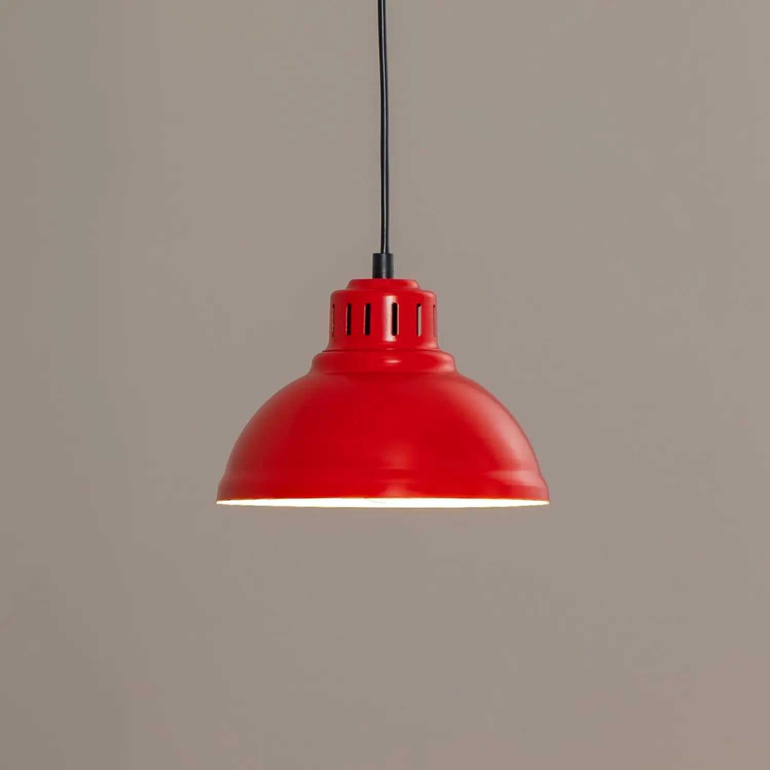 B-Ware Hängeleuchte Sven Pendelleuchte Rot Stahl E27 Led Leuchte Lampe Esszimmer Küche - 5907565992243