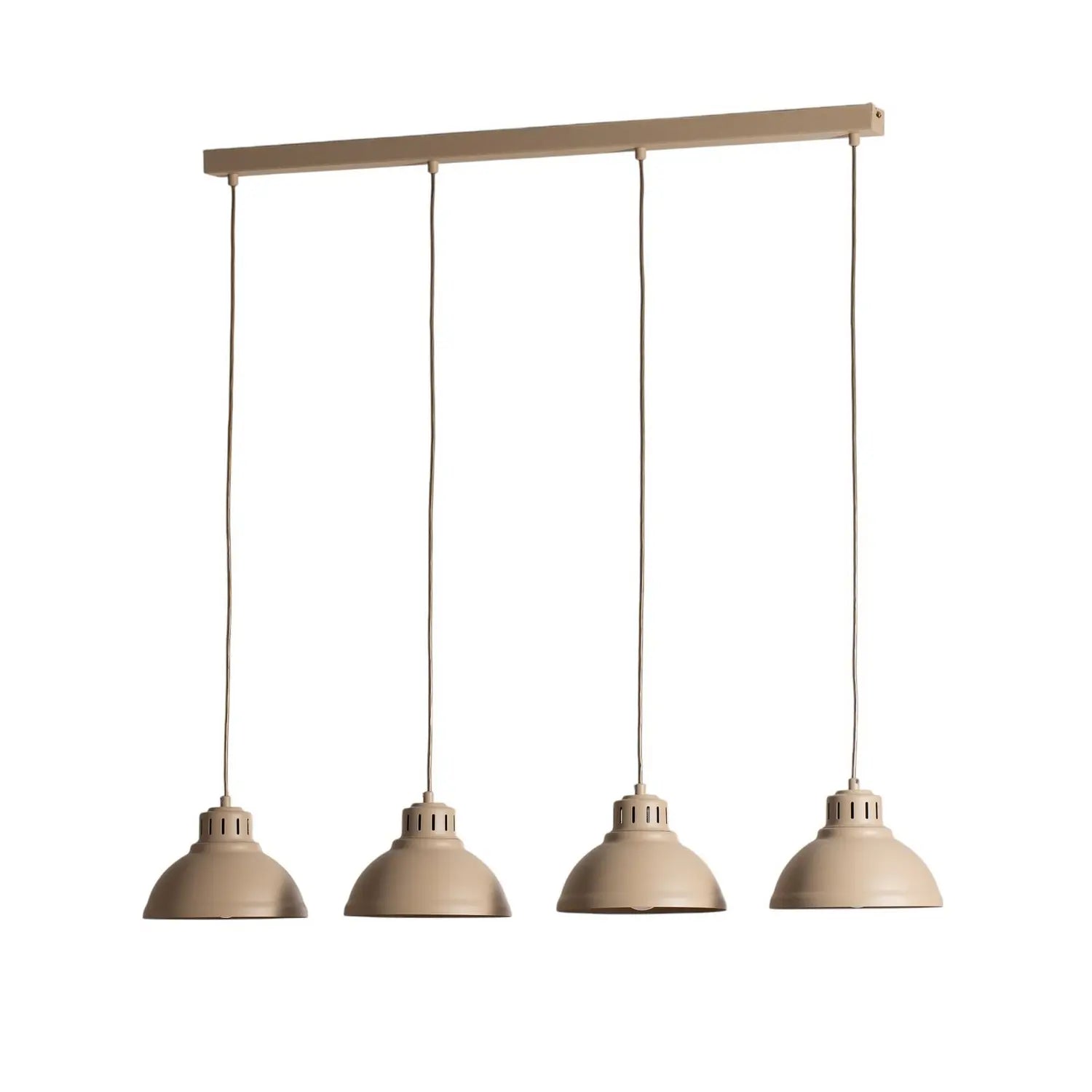 B-Ware Sven Hängeleuchte Pendelleuchte Deckenleuchte 4 Flammig Beige Stahl Lampe Spot - 5907565988932