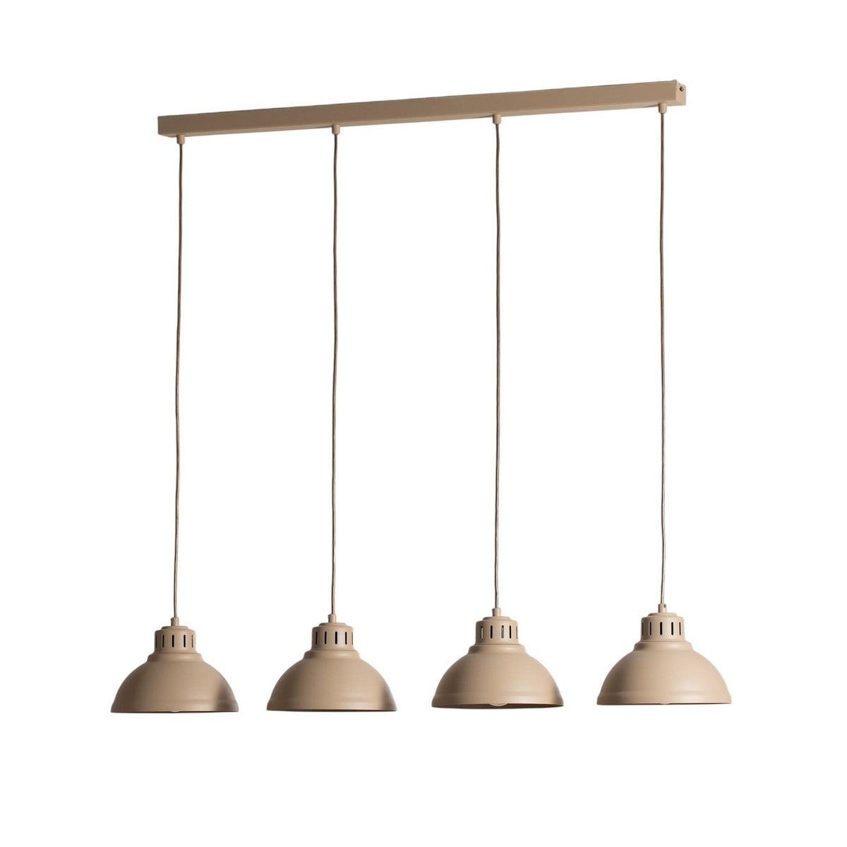 Sven Hängeleuchte Pendelleuchte Deckenleuchte 4-flammig beige Stahl Lampe Spot - 5907565988932