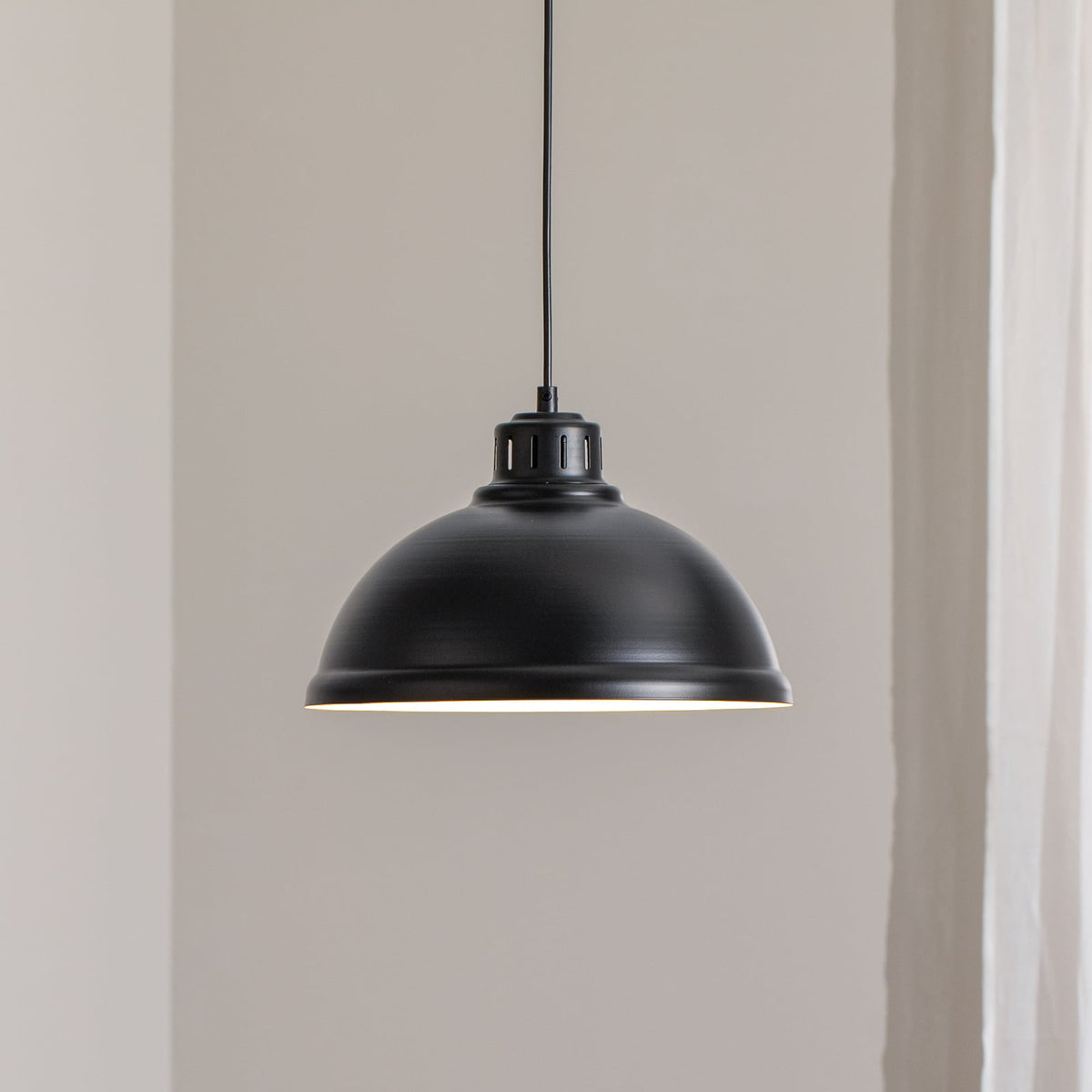 Hängeleuchte Pendelleuchte Sven Big Schwarz Stahl E27 Lampe Leuchte Esszimmer - 5907565990416