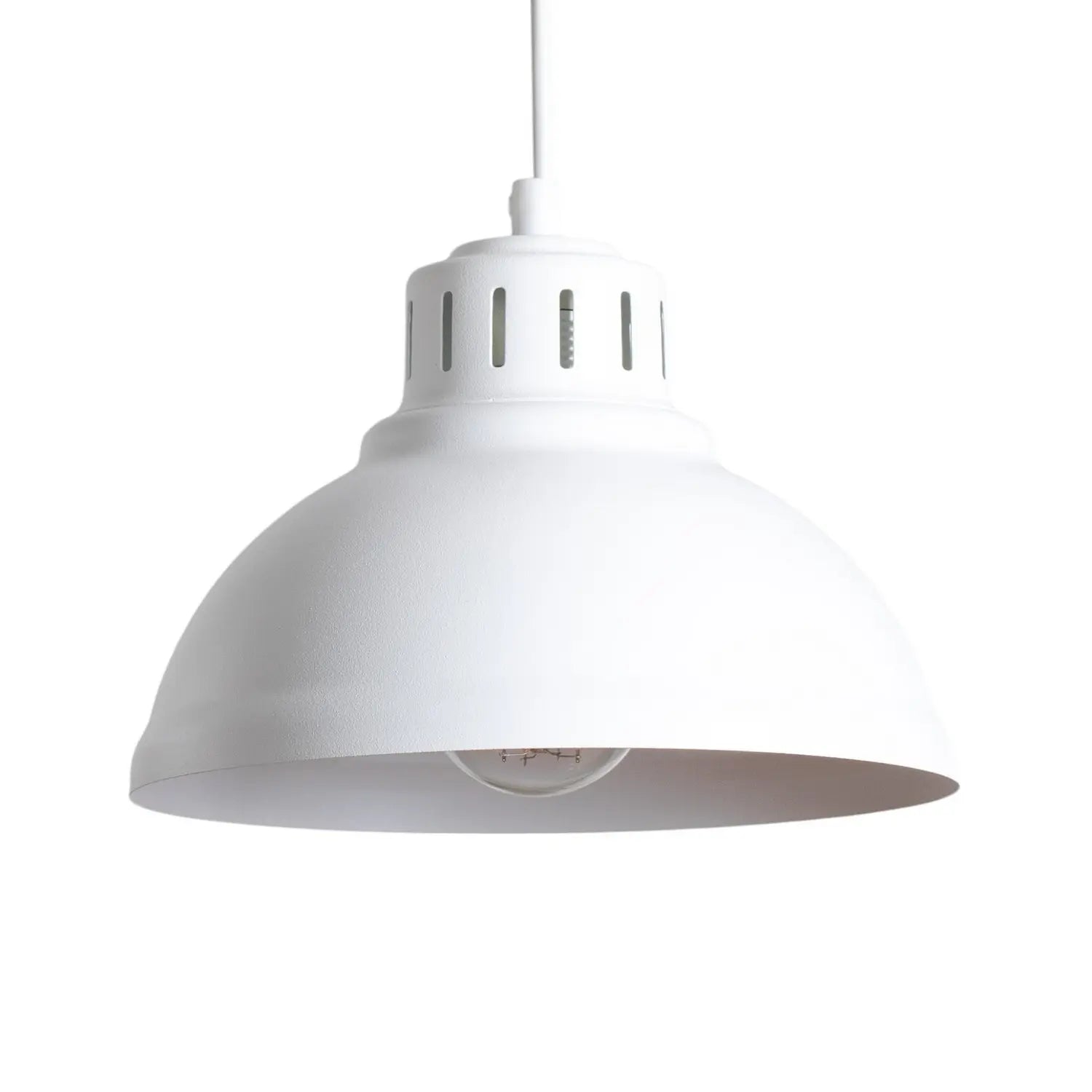 B-Ware Luminex Hängeleuchte Pendelleuchte Sven Hauptleuchte Dreiflammig Weiß Stahl E27 - 5907565990775