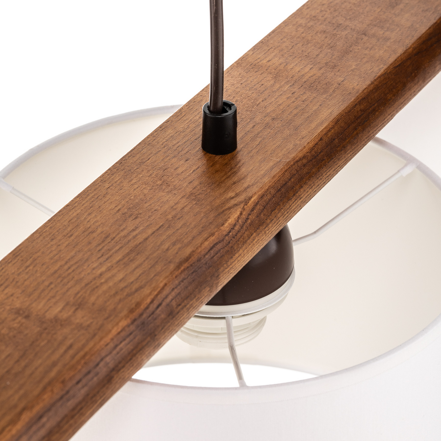 B-Ware Euluna Hängeleuchte Sweden Hängeleuchte Lampe Dreiflammig E27 Nussbaum Eiche644 - 5907687435185