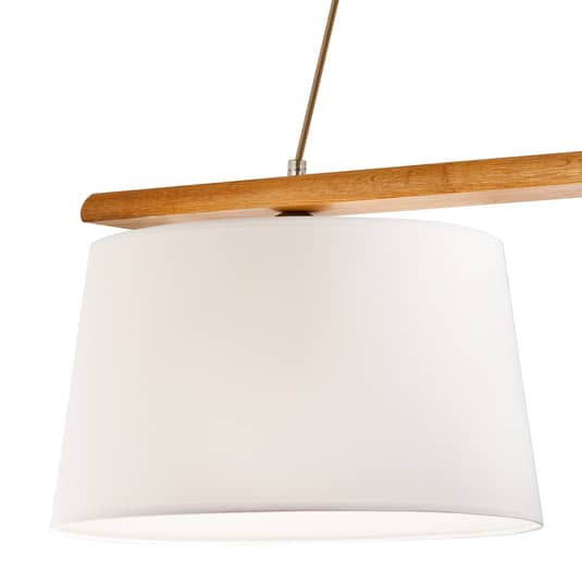 B-Ware Euluna Hängeleuchte Hängeleuchte Lampe Leuchte Sweden Zweiflammig Eiche Rusti492 - 5907687435215