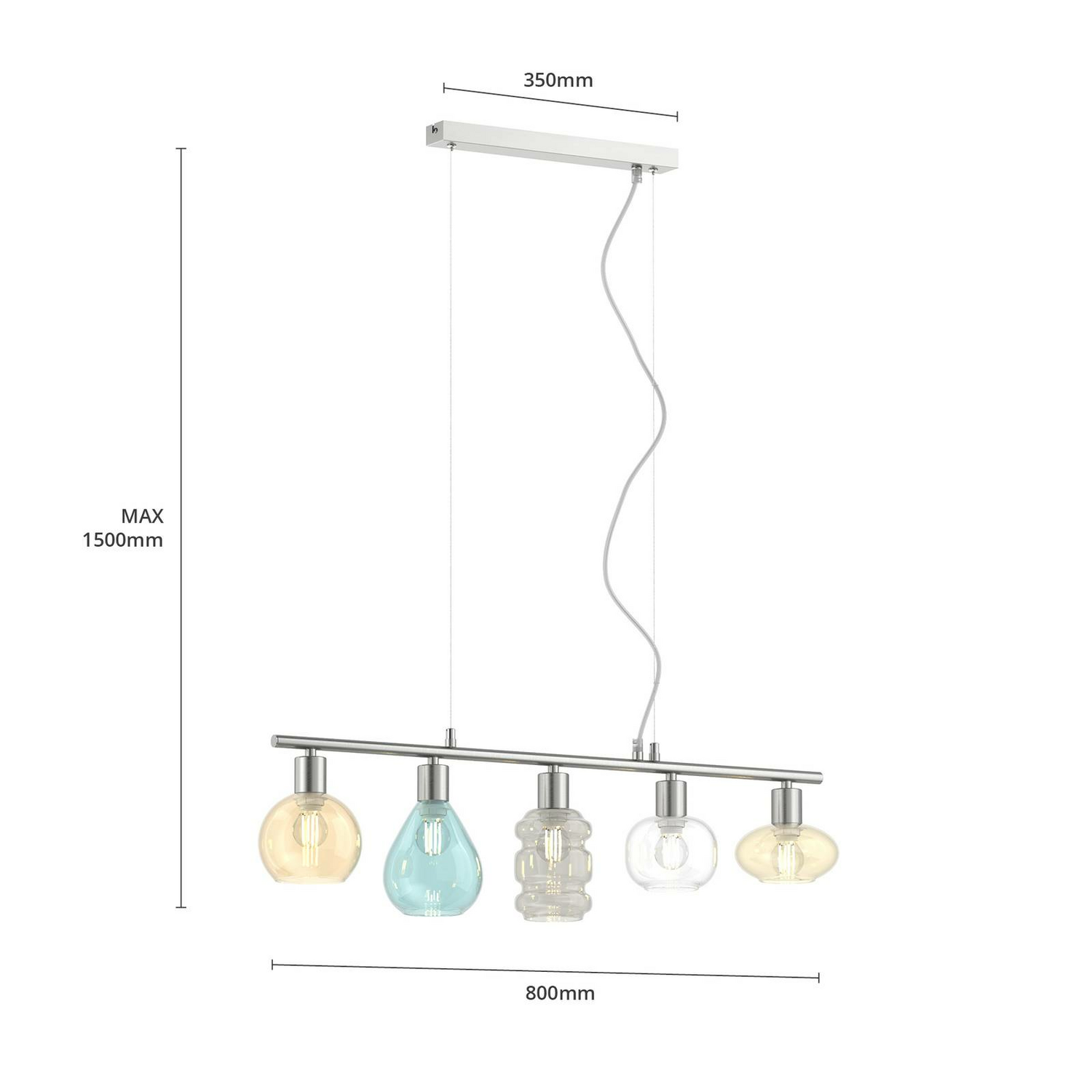 B-Ware Lindby Hängeleuchte Tamina Hängeleuchte Pendelleuchte Deckenlampe Lampe Leuchte - 4251096539455