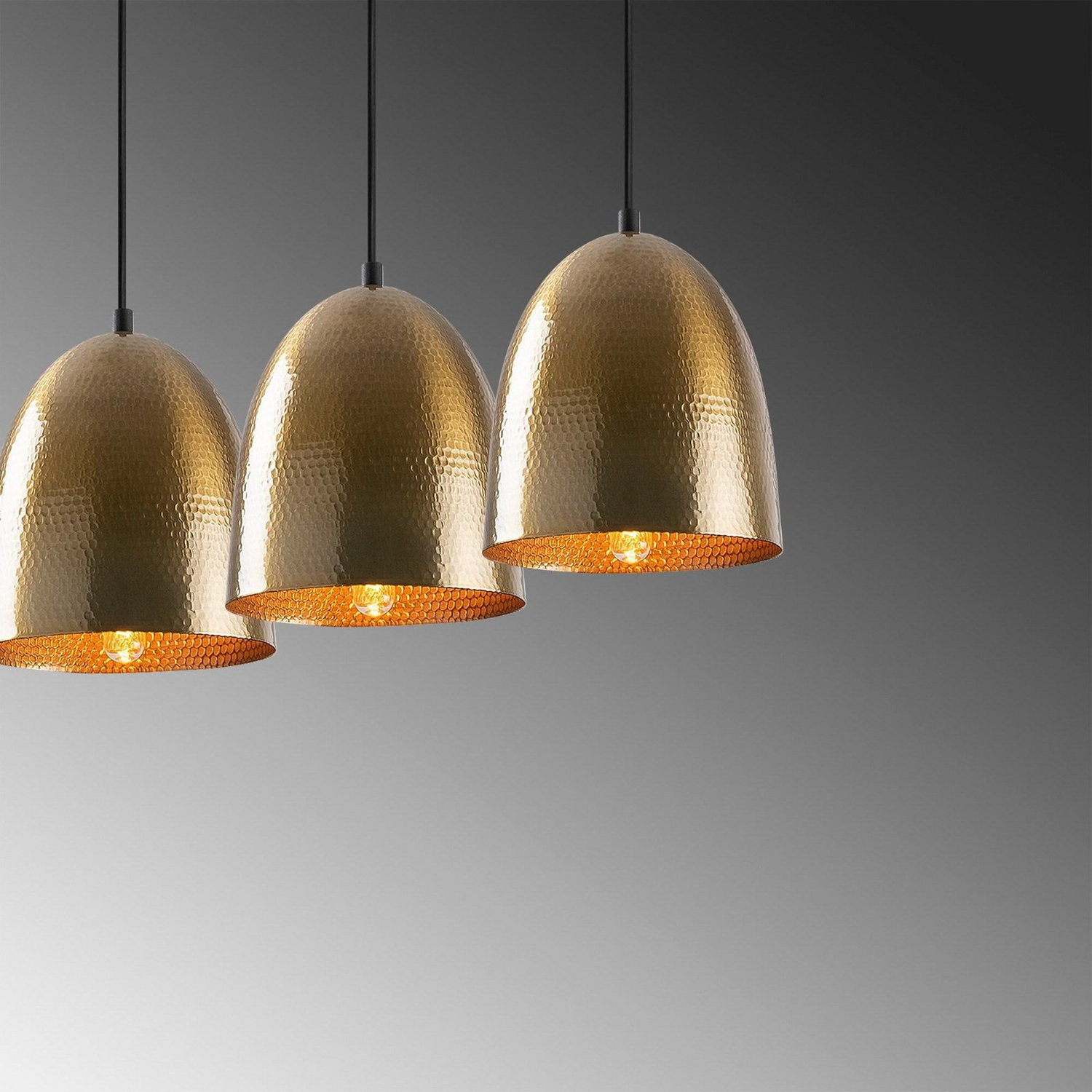 B-Ware Hängeleuchte Tattoo 6172 Goldantik Metall 3 Flammig Lang Deckenlampe Lampe S50 - 8682870090255