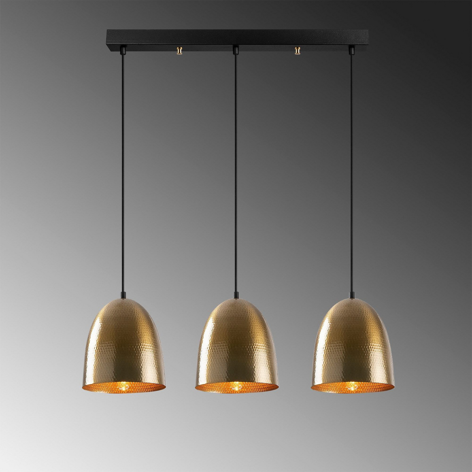 B-Ware Hängeleuchte Tattoo 6172 Goldantik Metall 3 Flammig Lang Deckenlampe Lampe S50 - 8682870090255