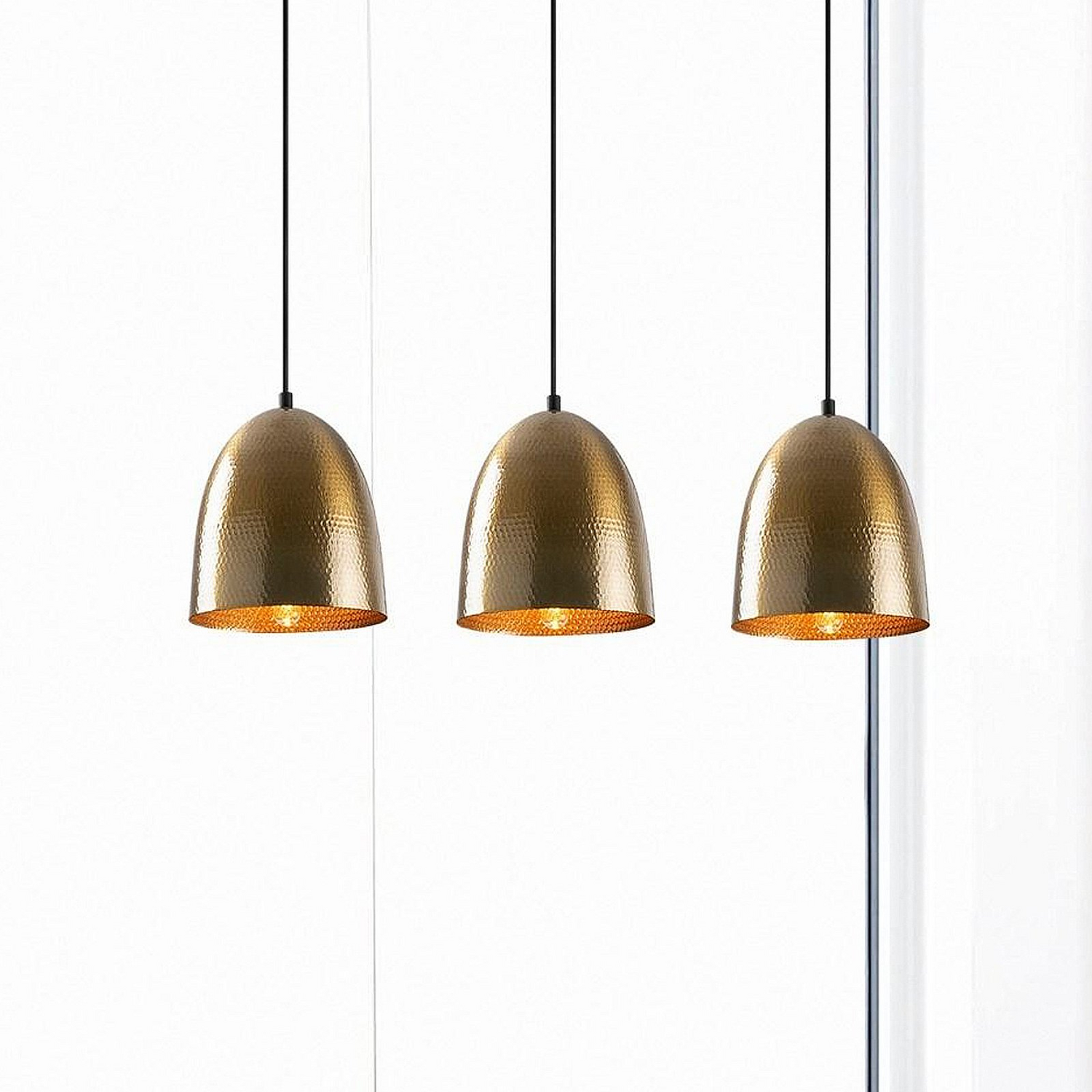 B-Ware Hängeleuchte Tattoo 6172 Goldantik Metall 3 Flammig Lang Deckenlampe Lampe S50 - 8682870090255