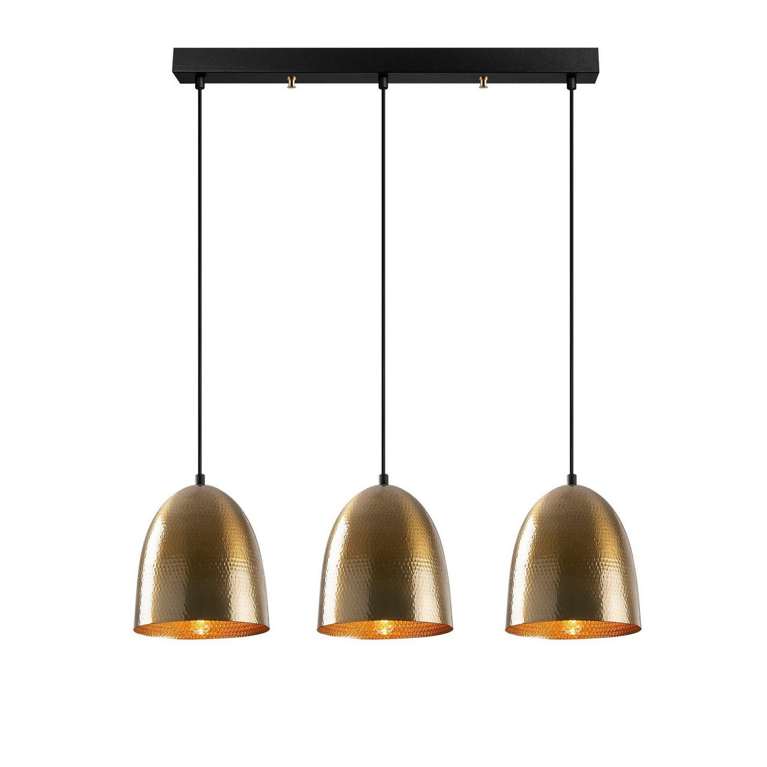 B-Ware Hängeleuchte Tattoo 6172 Goldantik Metall 3 Flammig Lang Deckenlampe Lampe S50 - 8682870090255