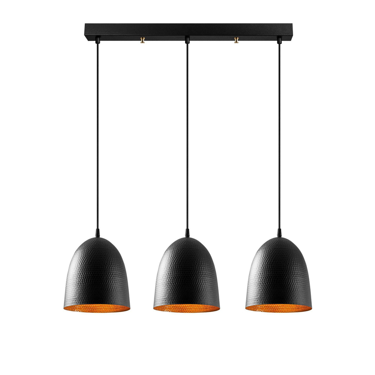 Opviq Hängeleuchte Pendelleuchte Tattoo 6173 schwarz Metall dreiflammig linear - 8682870090262