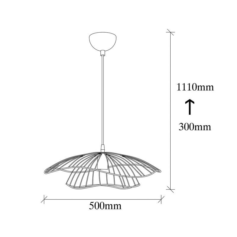 Opviq Tel 6501 Hängeleuchte Hängelampe Leuchte Lampe Pendelleuchte Pendellampe B-Ware - 8681875790795