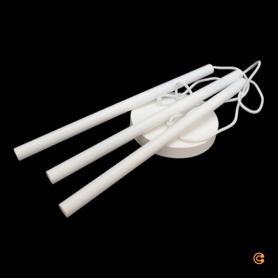Hängeleuchte Thin Leuchte Lampe Weiß Dreiflammig Rondell Esszimmer B-Ware - 5903282730441