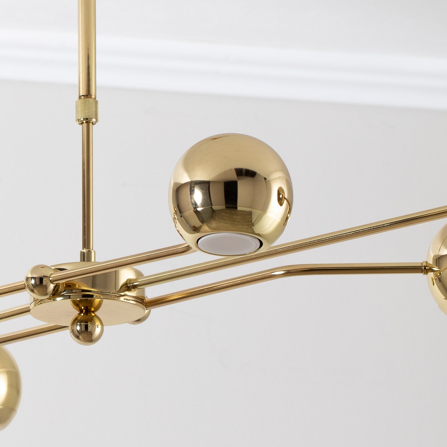 B-Ware Jupiter Hängeleuchte Tiana Pendelleuchte Gold Stahl  Dimmbar Led 6flg Siehe Text - 5905962019785