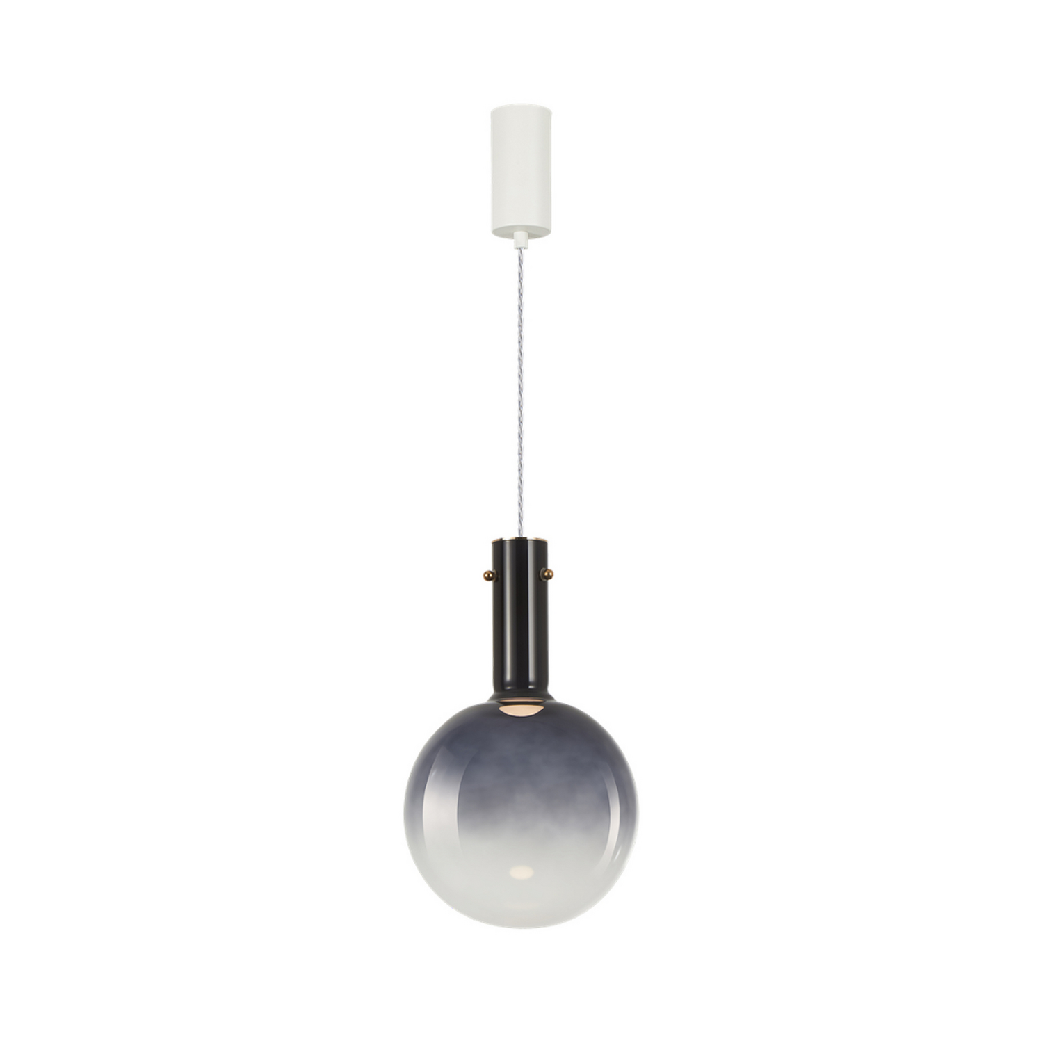 Toronto Hängeleuchte Deckenlampe Glaskugel Grau Transparent ø 25 Cm B-Ware - 5902693803256
