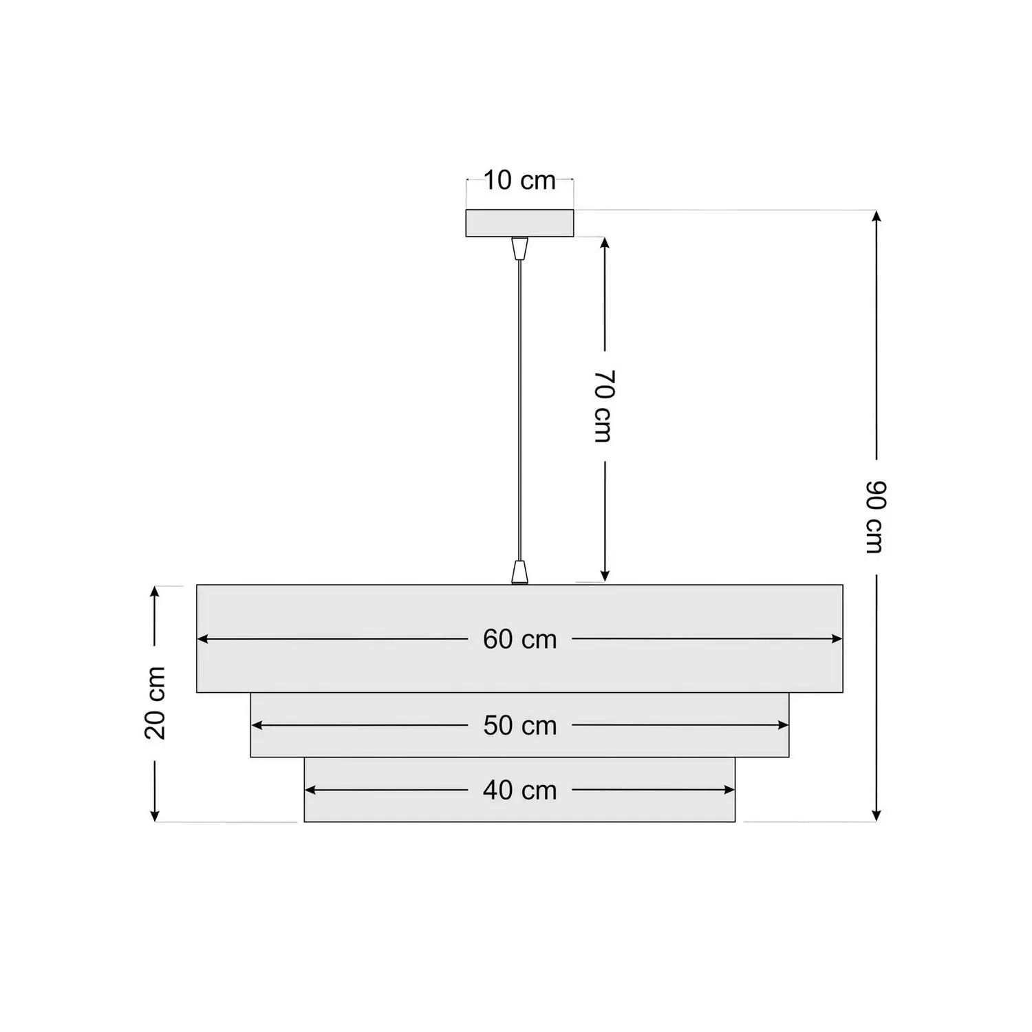 B-Ware Maco Design Triniti Hängeleuchte Pendelleuchte Grün Beige Creme ø 60 Cm Textil - 5906742030235