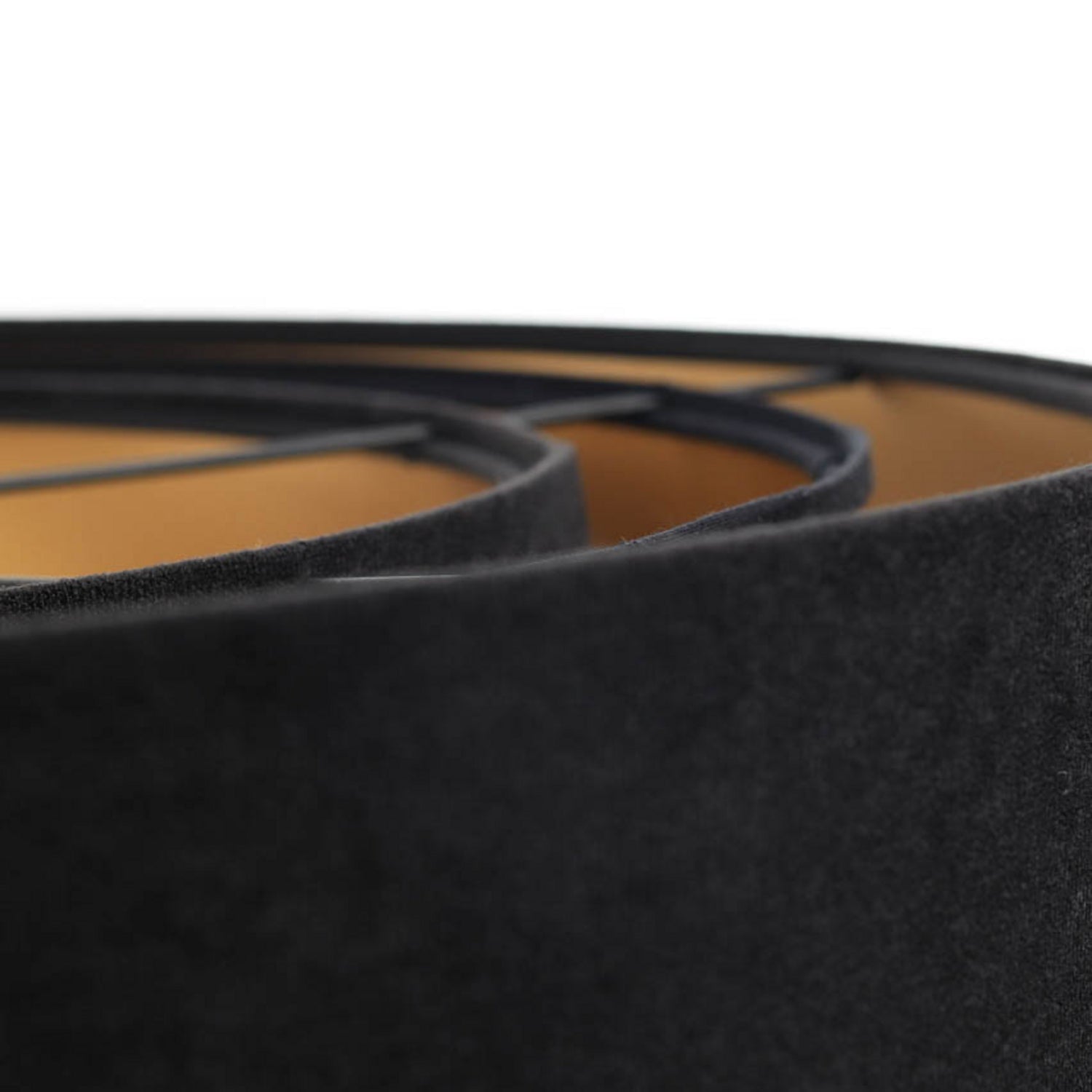 B-Ware Maco Design Hängeleuchte Pendelleuchte Triniti Schwarz Gold Textil ø60cm E27 Led - 5906742008135