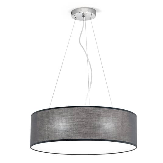 B-Ware Orion Hängeleuchte Ufo Mit Grauem Stoffschirm Pendelleuchte Siehe Text/Foto - 9003090257669