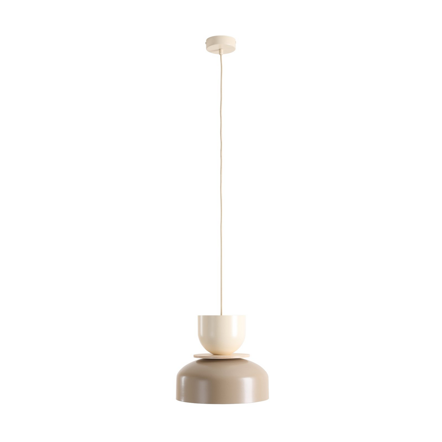 B-Ware Aldex Hängeleuchte Pendelleuchte Uto Beige Creme Metallschirm E27 Led Dimmbar203