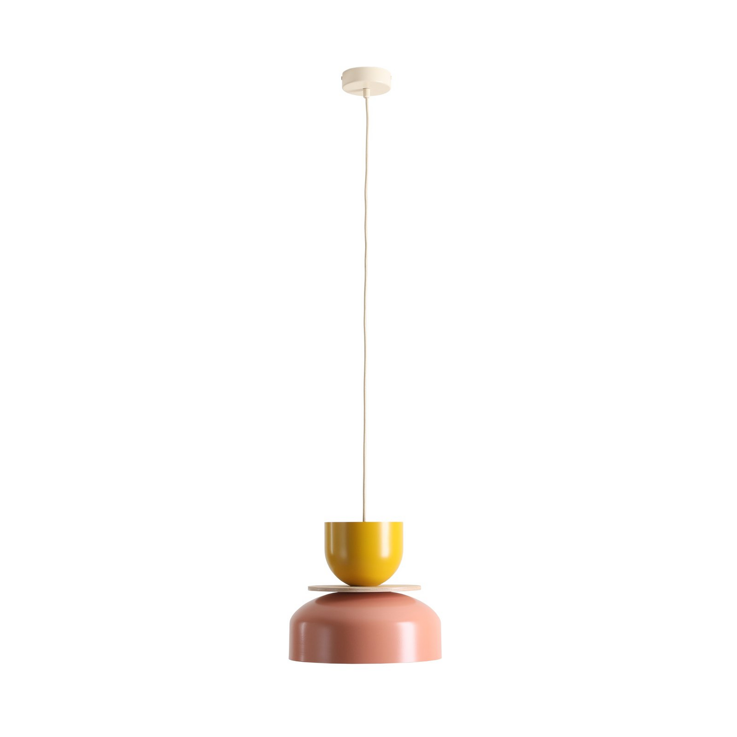 B-Ware Hängeleuchte Uto Deckenlampe Lampe Koralle Gelb Metallschirm - 5904798659073