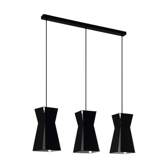 B-Ware Eglo Hängeleuchte Hängeleuchte Lampe Leuchte Valecrosia Schwarz Dreiflammig - 9002759990831