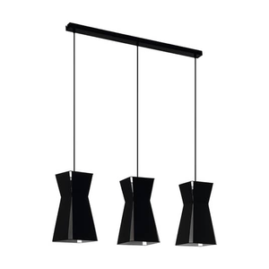 B-Ware Eglo Hängeleuchte Hängeleuchte Lampe Leuchte Valecrosia Schwarz Dreiflammig
