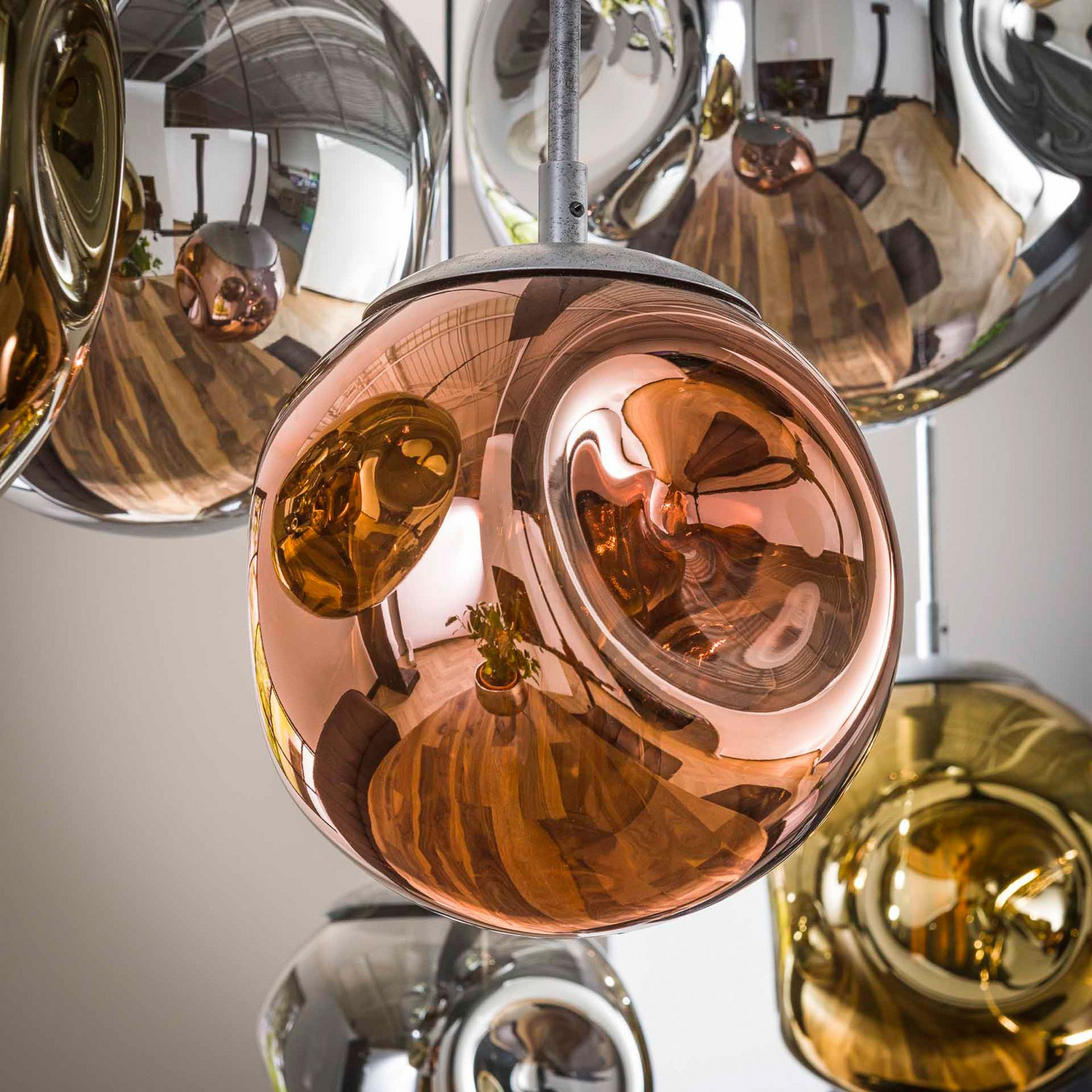 B-Ware Hängeleuchte Valerya Hängelampe Leuchte Lampe Licht E27 Glaskugeln Siebenflam36 - 8713244074585