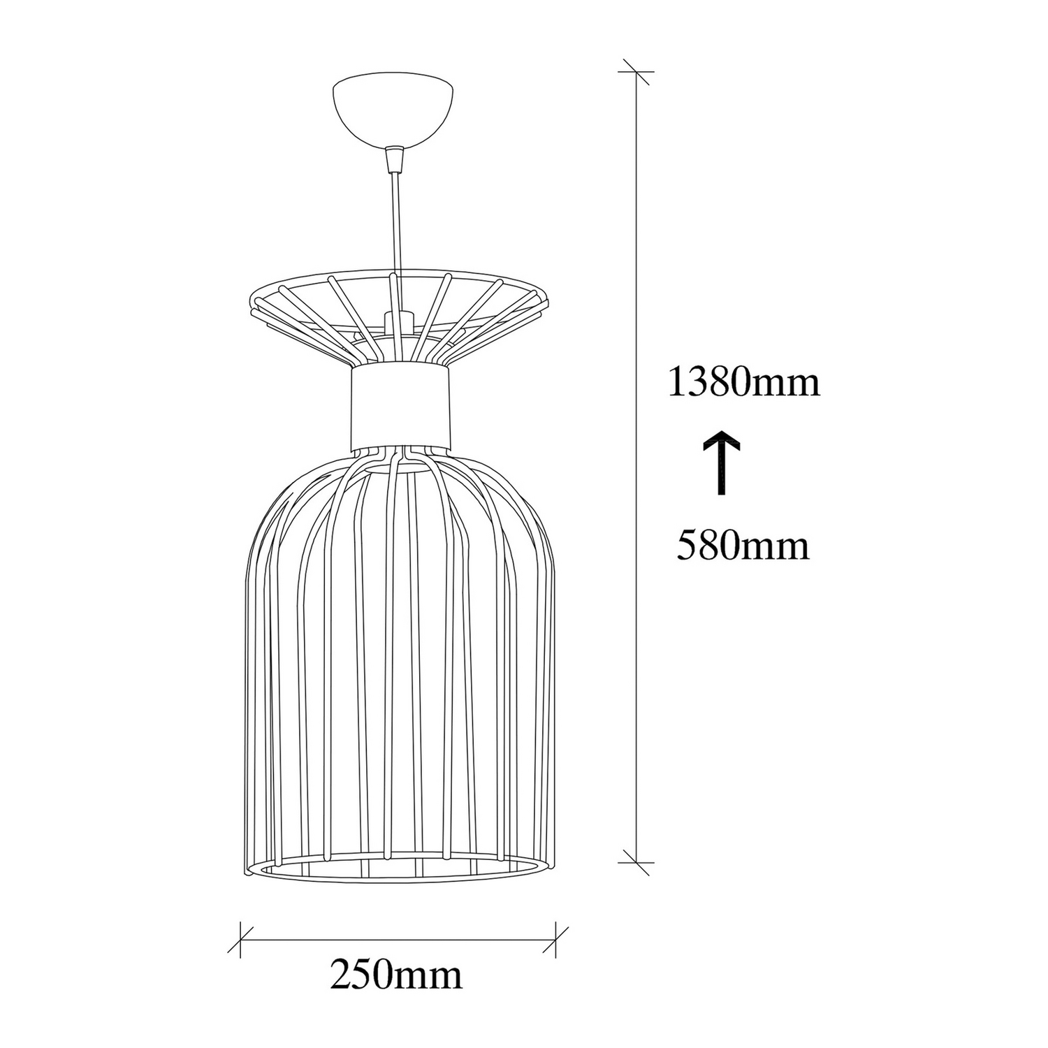 B-Ware Opviq Hängeleuchte Vazo 2881 Lampe ø25cm Gold Antik Esszimmer Beleuchtung - 8681875989892