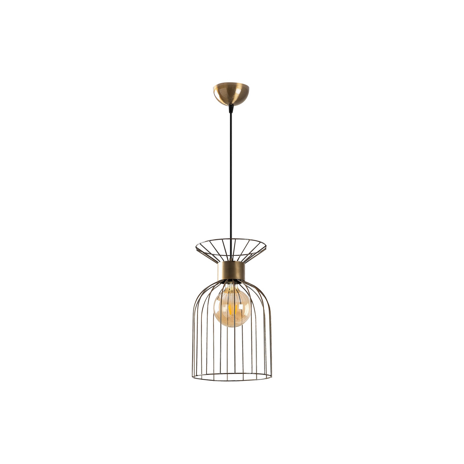 B-Ware Opviq Hängeleuchte Vazo 2881 Lampe ø25cm Gold Antik Esszimmer Beleuchtung - 8681875989892