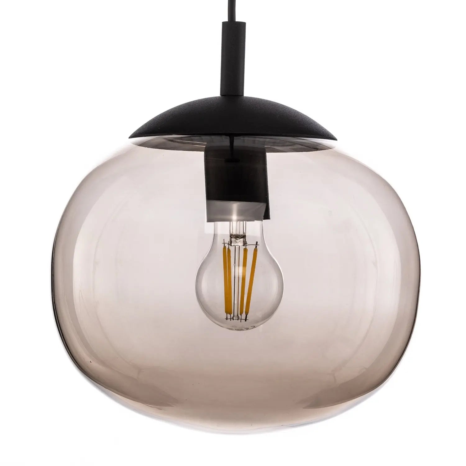 B-Ware Tk Lighting Vibe Hängeleuchte Pendelleuchte Glas Braun Transparent Siehe Text - 5901780546762