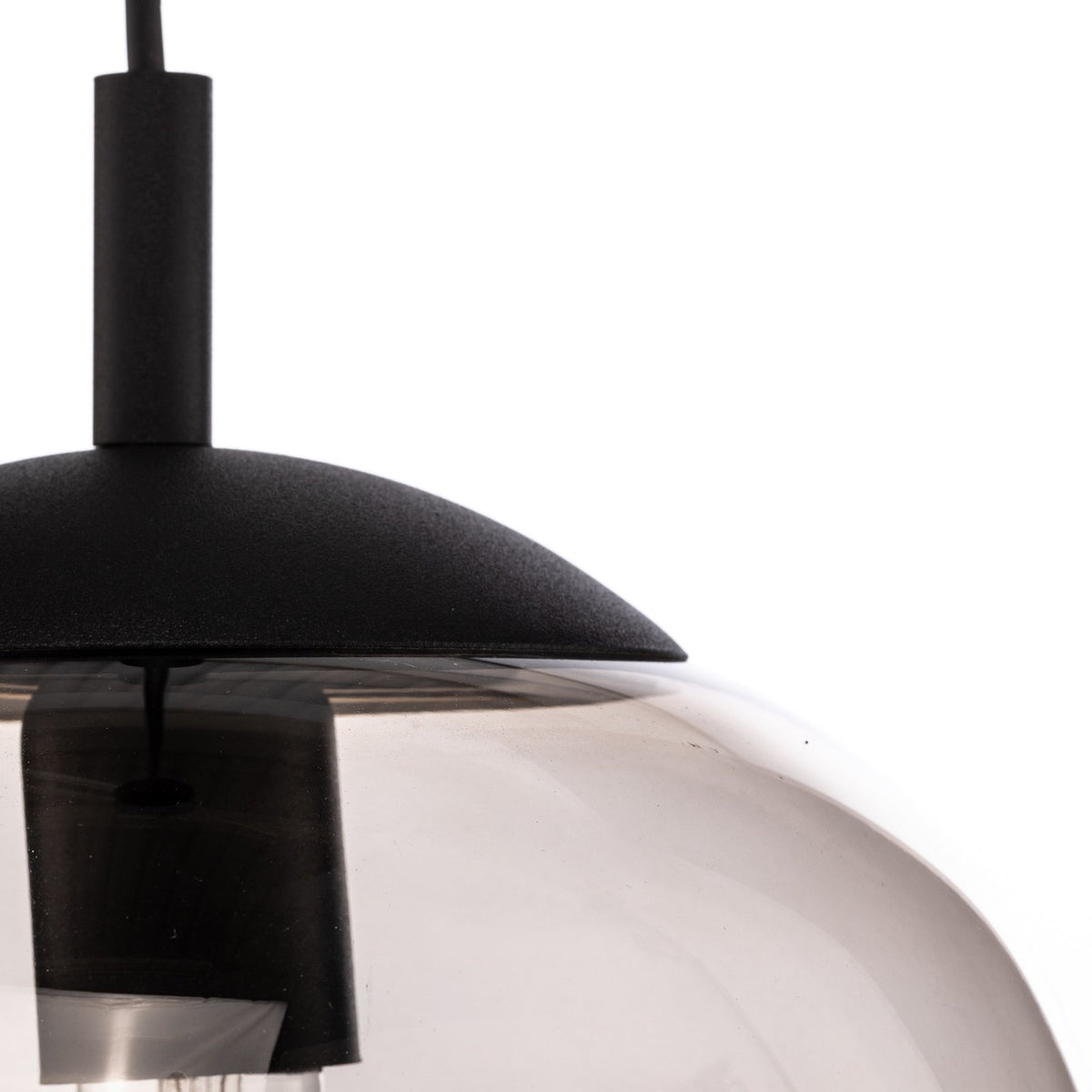 TK Lighting Vibe Hängeleuchte Pendelleuchte Glas braun transparent Lampenschirm - 5901780546762