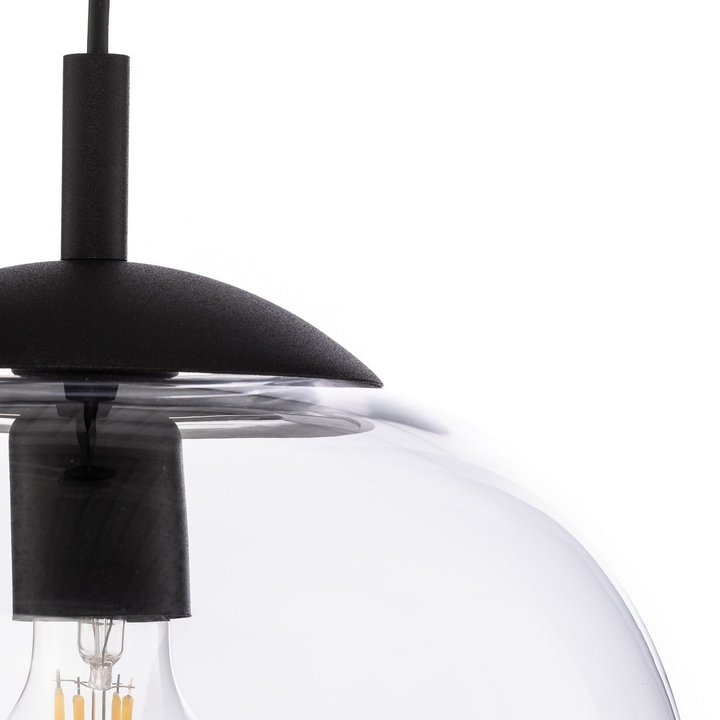 Hängeleuchte Vibe Glas Klar ø 30 Cm Deckenlampe Deckenleuchte Lampe Leuchte B-Ware - 5901780548179