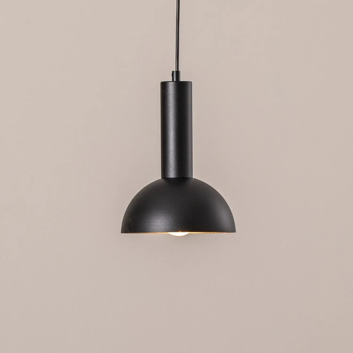 B-Ware Hängeleuchte Vitrum Pendelleuchte Cupola S Schwarz Stahl Halbrund ø 19cm E27 Led - 5905143287255