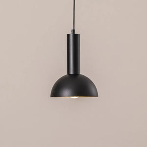 B-Ware Hängeleuchte Vitrum Pendelleuchte Cupola S Schwarz Stahl Halbrund ø 19cm E27 Led
