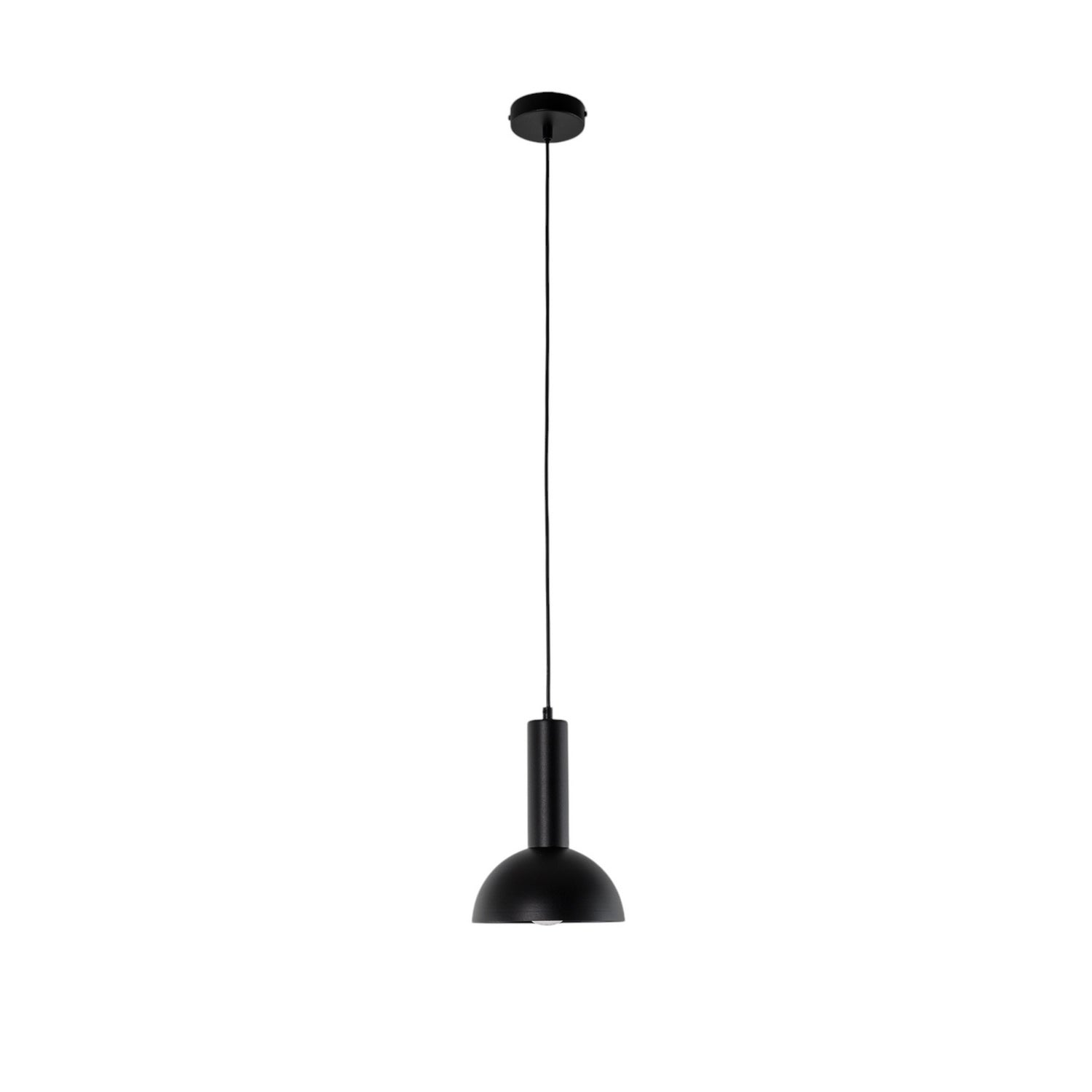 B-Ware Hängeleuchte Vitrum Pendelleuchte Cupola S Schwarz Stahl Halbrund ø 19cm E27 Led - 5905143287255