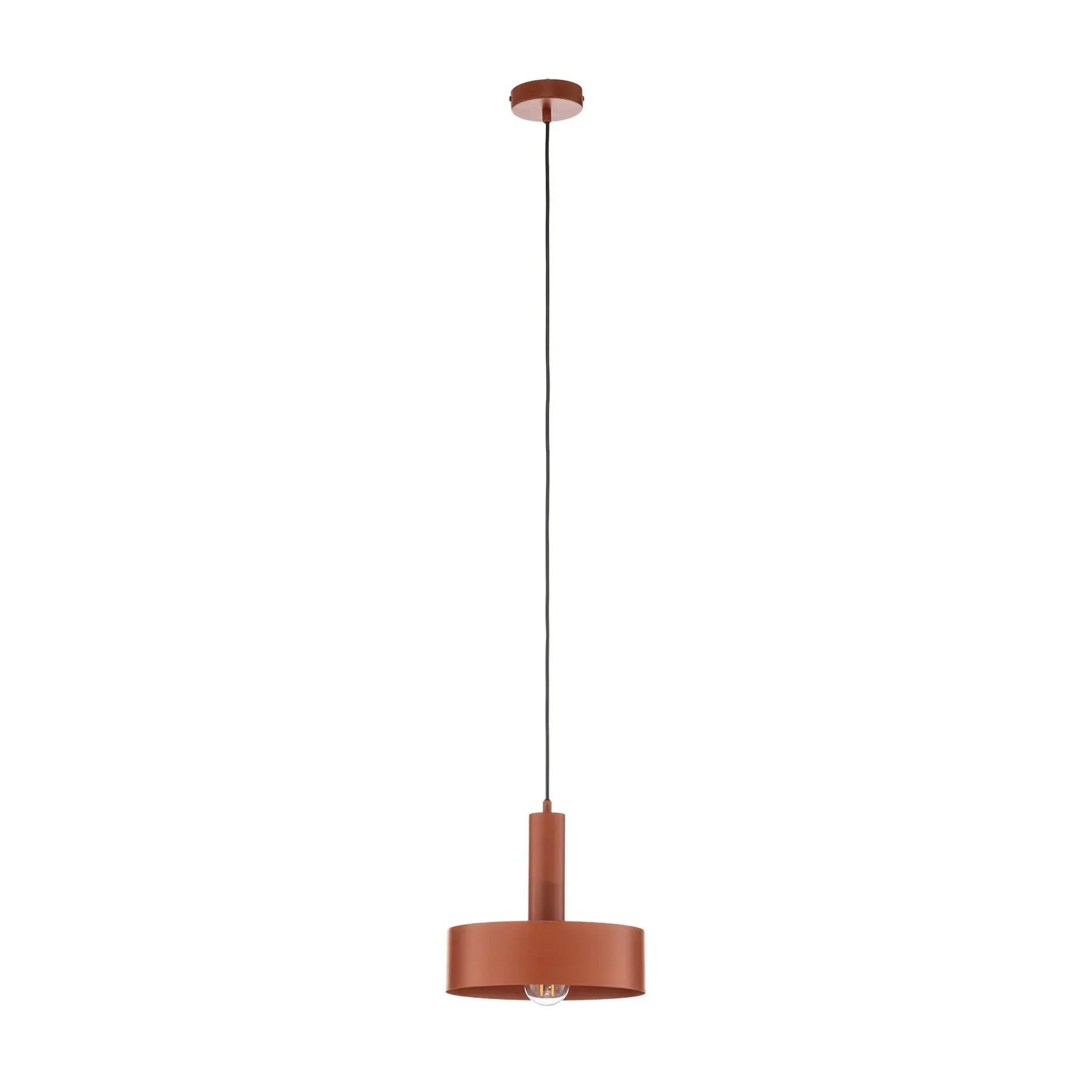 B-Ware Hängeleuchte Vitrum Pendelleuchte Lampe Rot Stahl Rund Zylindrisch ø27cm - 5905143285510