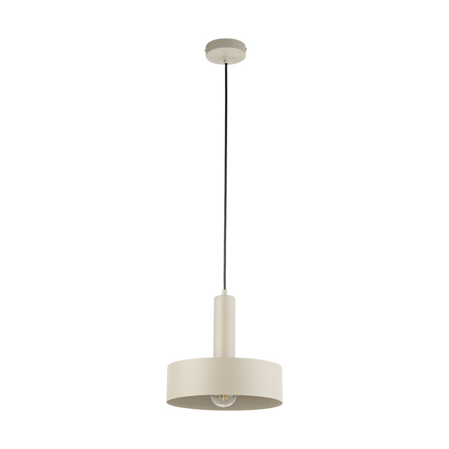 B-Ware Sigma Hängeleuchte Pendelleuchte Vitrum Leuchte Round Taupe Zylindrisch ø 27178 - 5905143287248