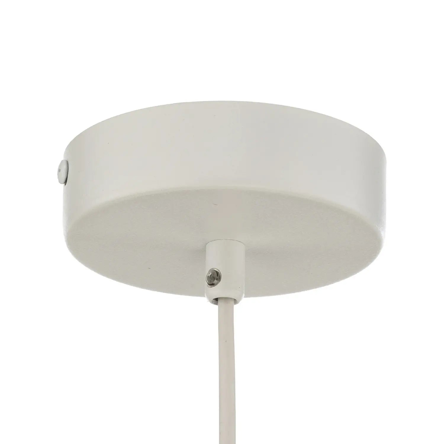 B-Ware Hängeleuchte Vitrum Pendelleuchte Lampe Rund Weiß Zylinder Stahl  ø 27 Cm - 5905143287323