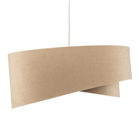B-Ware Hängeleuchte Vivien Hängelampe Deckenlampe Deckenleuchte Zweifarbig Creme Gold - 5906742000214