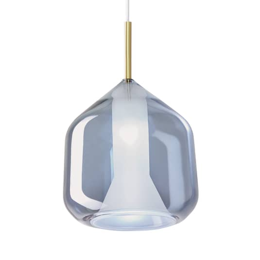 B-Ware Davide Negri Hängeleuchte Hängeleuchte Lampe Leuchte X Ray Gerade Form Himmelbla - 8050612943853