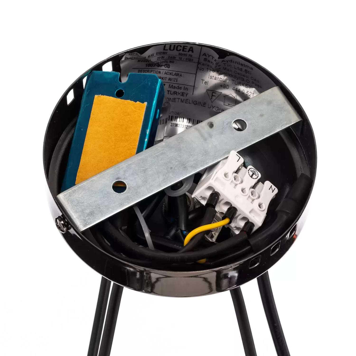B-Ware Lucea Hängeleuchte Zerde 4+4 ø 82 Cm Schwarz Chrom 8 Flammig Deckenlampe Lampe - 8698525600113