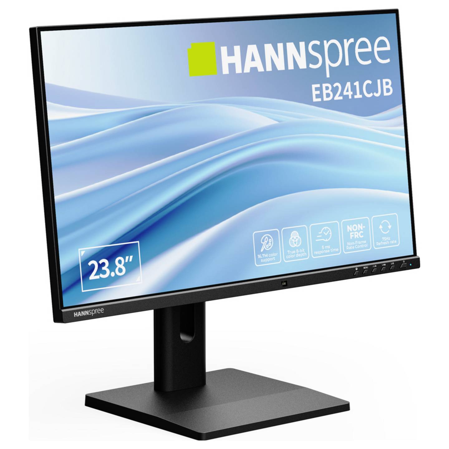 Hannspree Monitor Bildschirm LED Display Schwarz Full HD HDMI USB 23 8 Zoll - 4711404025020