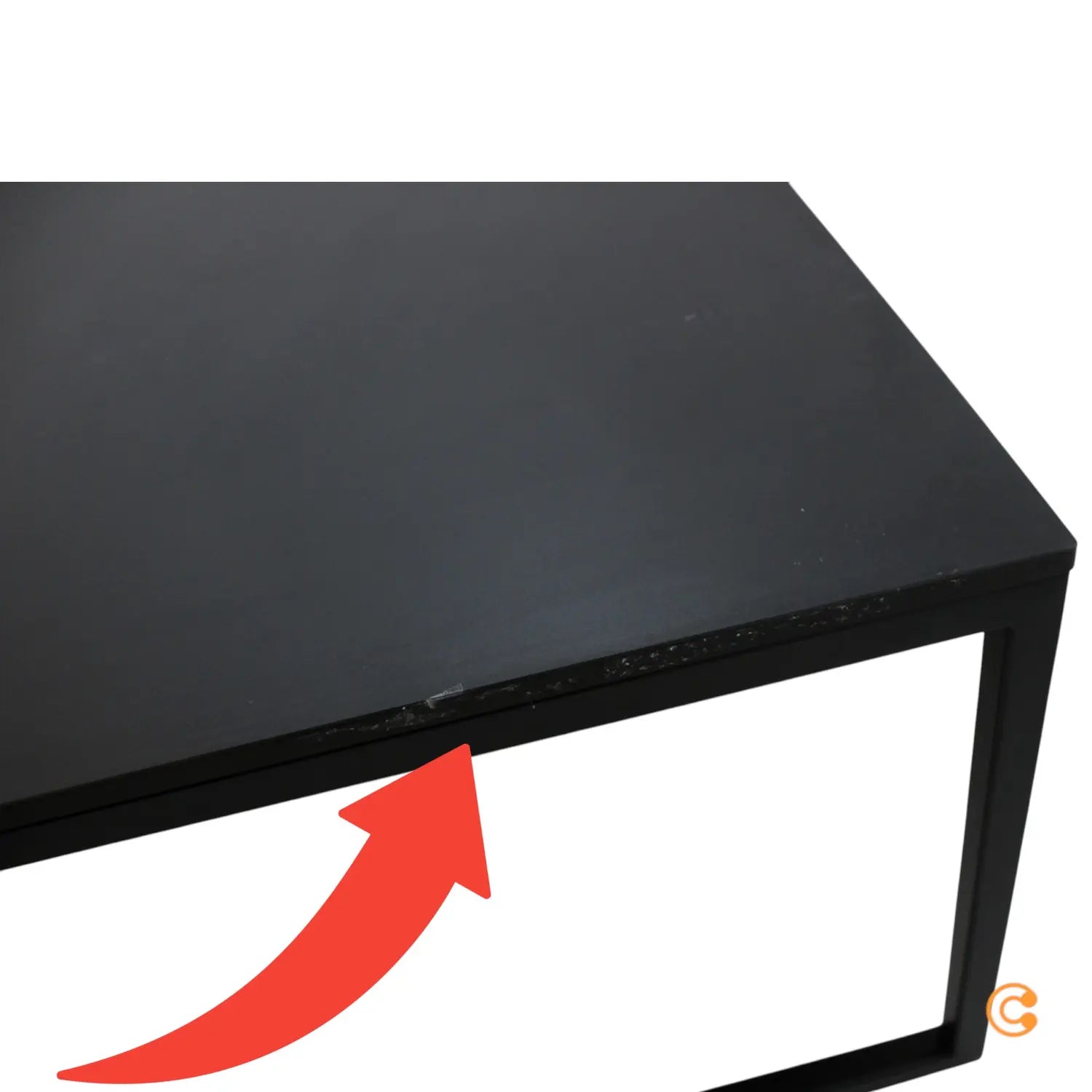 B-Ware Hans Hansen Less H 5/2 Couchtisch Tisch 105 X 60 Cm Schwarz Siehe Text/Foto - 4250298762364