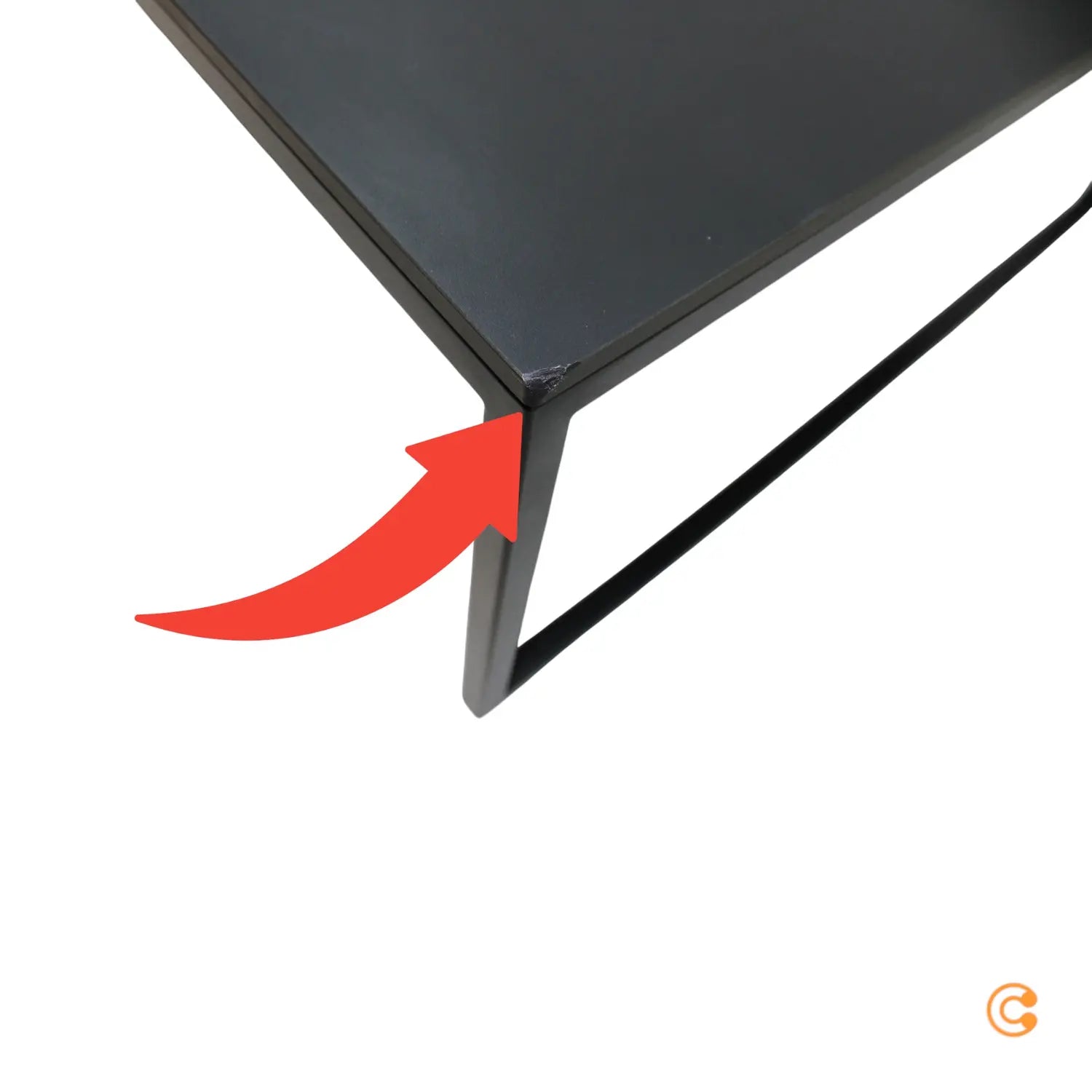 B-Ware Hans Hansen Less H 5/2 Couchtisch Tisch 105 X 60 Cm Schwarz Siehe Text/Foto - 4250298762364