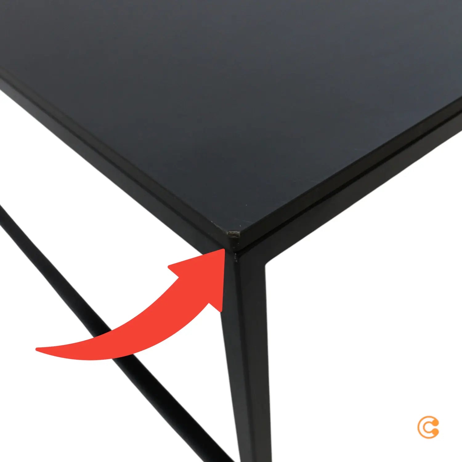 B-Ware Hans Hansen Less H 5/2 Couchtisch Tisch 105 X 60 Cm Schwarz Siehe Text/Foto - 4250298762364